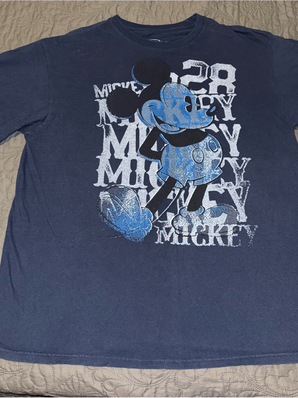Disney Navy Blue Vintage T-Shirt A Beautiful Graphic Size XL